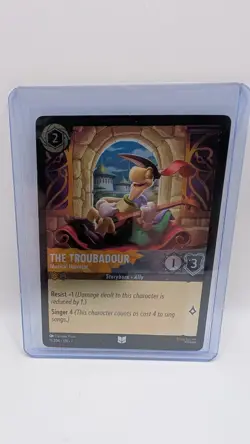 The Troubadour - Musical Narrator [Foil] #11 Lorcana Archazia's Island - Image 1