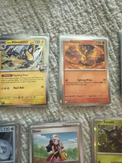 Lot Of Over 350 Cards 1 Full Art 8 Ex 55 Holo 300 Others No Dupes- In Tin Shown - Image 5