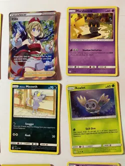 Pokemon TCG 18 Card Bundle job lot free tin art card & token in great condition - Image 3