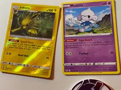 Pokemon TCG 18 Card Bundle job lot free tin art card & token in great condition - Image 5