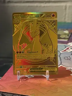 Mega Charizard Y EX 294/217 Ascended Heroes Hyper Rare Gold Card Pokemon TCG NM - Image 1