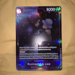 One Piece Card Game Rosinante & Law (Alternate Art) EB04-038 SR English - Image 1