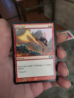 mtg Magic:the Gathering card: lava axe - Image 1