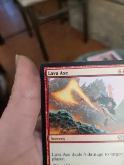 mtg Magic:the Gathering card: lava axe - Image 2