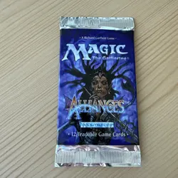 Magic The Gathering Alliances Factory Sealed Booster Pack - 12 cards - Image 1