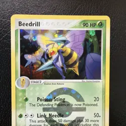 Beedrill 1/112 FireRed & LeafGreen Holo Rare Pokemon Card LP - Image 2