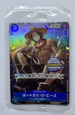 Portgas D Ace P-074 Mini-Tin & EXCLUSIVE ASIA PROMO CARD Japanese - Image 5
