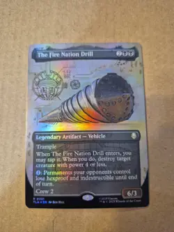 The Fire Nation Drill (Borderless) - 321 - Foil - TLA - NM - MTG - Image 1