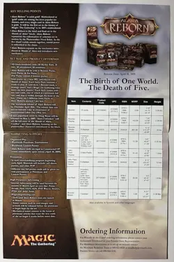 Magic the Gathering MTG Alara Reborn 2009 Promotional Poster New - Image 2