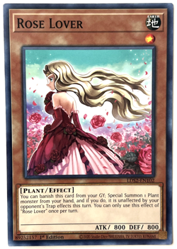 YuGiOh! - Rose Lover LDS2-EN102 1st Edition Common - Image 1