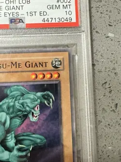 YUGIOH Hitotsu Me Giant PSA 10 Lob 1st - Image 3