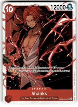 Shanks - (Reprint) OP09-004 SR Foil Premium Booster -The Best- Vol. 2 NM OPTCG - Image 1