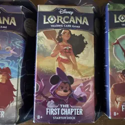 Disney Lorcana The First Chapter Set Of 3 Starter Decks Brand New Sealed - Image 3