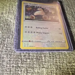 Pokemon Snorlax 140/202 Blister Exclusives Cosmos Holo Basic 150 HP TCG Card - Image 3