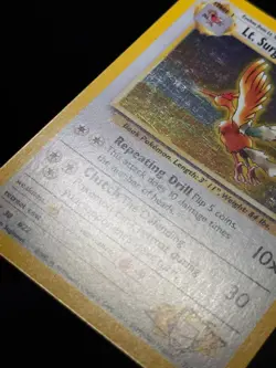 Lt. Surge's Fearow 7/132 WOTC Gym Heroes Unlimited Holo Pokemon Card LP - Image 5