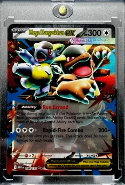 Mega Kangaskhan RARE HOLO REFRACTOR FOIL POKEMON CARD TCG TRADING CARD GAME MINT - Image 1
