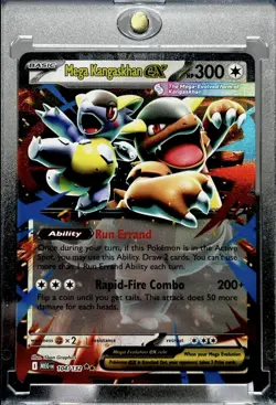 Mega Kangaskhan RARE HOLO REFRACTOR FOIL POKEMON CARD TCG TRADING CARD GAME MINT - Image 2