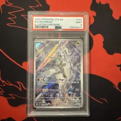 N's Reshiram Illustration 167/159 Journey Together Pokemon Card PSA 9 Mint Grade - Image 1