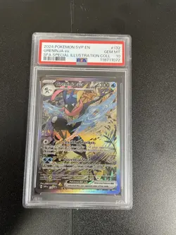 Pokemon PSA 10 Greninja EX SVP 132 Gem Mint Graded Card - Image 1