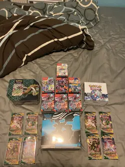 Huge Lot Pokemon: 8 Evolving Skies Packs, 7 Booster Bundles, 1 Booster Box,1 Tin - Image 1