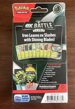 Pokemon Iron Leaves ex Battle Deck 60-Card - Sealed - Image 2