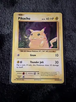 2016 Pokemon TCG XY Evolutions Pikachu Card Cracked Ice Holo 35/108. - Image 2