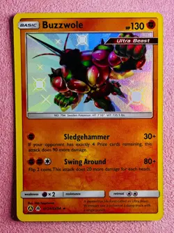 Buzzwole | SV24/SV94 | Hidden Fates Shiny Vault | Pokemon Card Shiny Holo | NM - Image 1