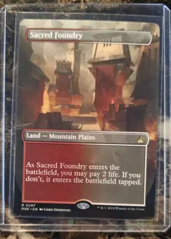 Sacred Foundry (Borderless) Ravnica Remastered Regular - Image 1