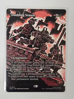 Doubling Season (Borderless) Teenage Mutant Ninja Turtles Source Material 11 NM - Image 1
