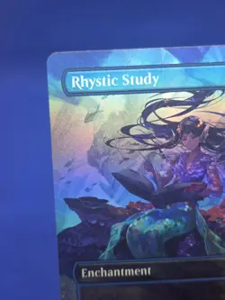MTG Wilds of Eldraine Enchanting Tales Rhystic Study 0071 Anime Borderless Foil - Image 4