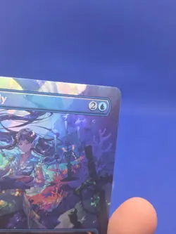 MTG Wilds of Eldraine Enchanting Tales Rhystic Study 0071 Anime Borderless Foil - Image 5