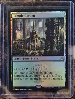 Temple Garden : MTG *FOIL* Ravnica Remastered #290 / NM - Image 1