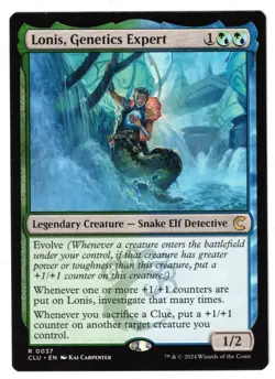 MTG LONIS GENETICS EXPERT RAVNICA CLUE RARE CREATURE SIMIC SEE SCANS FOR GRADE - Image 1