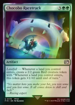 MTG Chocobo Racetrack Foil ** Final Fantasy ** English - Image 1