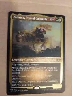 Zacama, Primal Calamity (Foil Etched) Commander Masters Foil - Image 1
