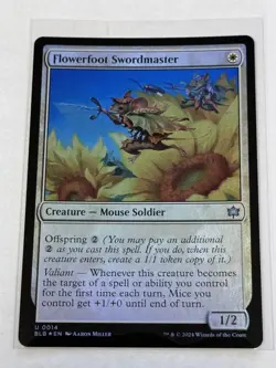 Flowerfoot Swordmaster Bloomburrow Foil #14 - Image 1