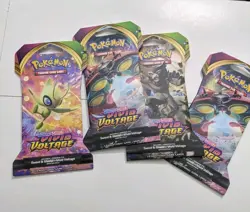 POKEMON VIVID VOLTAGE SLEEVED BOOSTER PACKS PACK SET NEW Lot Of 4 - Image 1