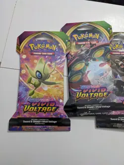 POKEMON VIVID VOLTAGE SLEEVED BOOSTER PACKS PACK SET NEW Lot Of 4 - Image 2