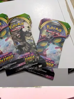 POKEMON VIVID VOLTAGE SLEEVED BOOSTER PACKS PACK SET NEW Lot Of 4 - Image 3