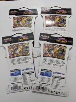 POKEMON VIVID VOLTAGE SLEEVED BOOSTER PACKS PACK SET NEW Lot Of 4 - Image 4