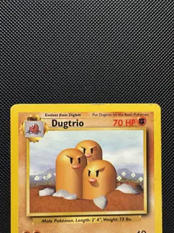 Pokemon TCG Dugtrio 19/102 Base Set Rare LP 1999 WoTC Unlimited - Image 3