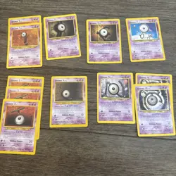 Unown Cards Neo Destiny Unlimited Pokemon Card NM/MP - Image 1