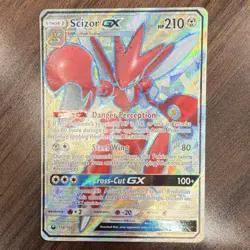 Pokemon Scizor GX Full Art Ultra Rare Holo 158/168 Sm-Celestial Storm 210 HP - Image 1