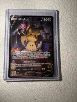 Pokemon Mimikyu v Trainer Gallery Sword and Shield TCG TG16/TG30 Brilliant Stars - Image 1