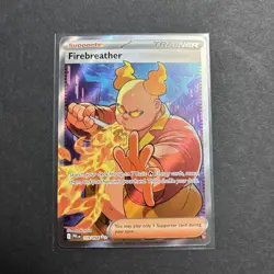 Fire Breather 119/94 Full Art Trainer Holo Me02: Phantasmal Flames Pokemon TCG - Image 1
