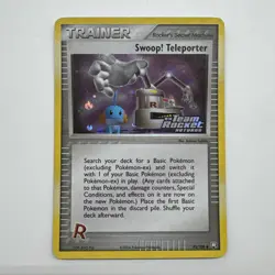 Swoop! Teleporter Reverse Holo #92/109 EX Team Rocket Return Pokemon 2004 LP/NM - Image 1
