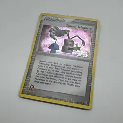 Swoop! Teleporter Reverse Holo #92/109 EX Team Rocket Return Pokemon 2004 LP/NM - Image 2