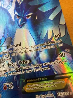 Pokemon Articuno EX 132/135 Team Plasma Full Art Plasma Storm 2012 Holo - Image 5