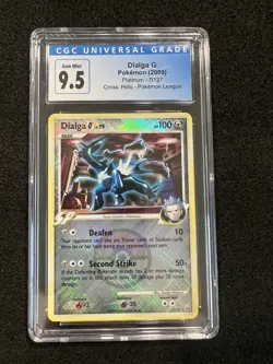 Pokemon Dialga Crosshatch Holo from Pokemon League 2009 in a CGC 9.5 (now 10)!! - Image 1