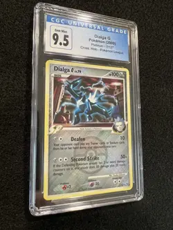 Pokemon Dialga Crosshatch Holo from Pokemon League 2009 in a CGC 9.5 (now 10)!! - Image 2